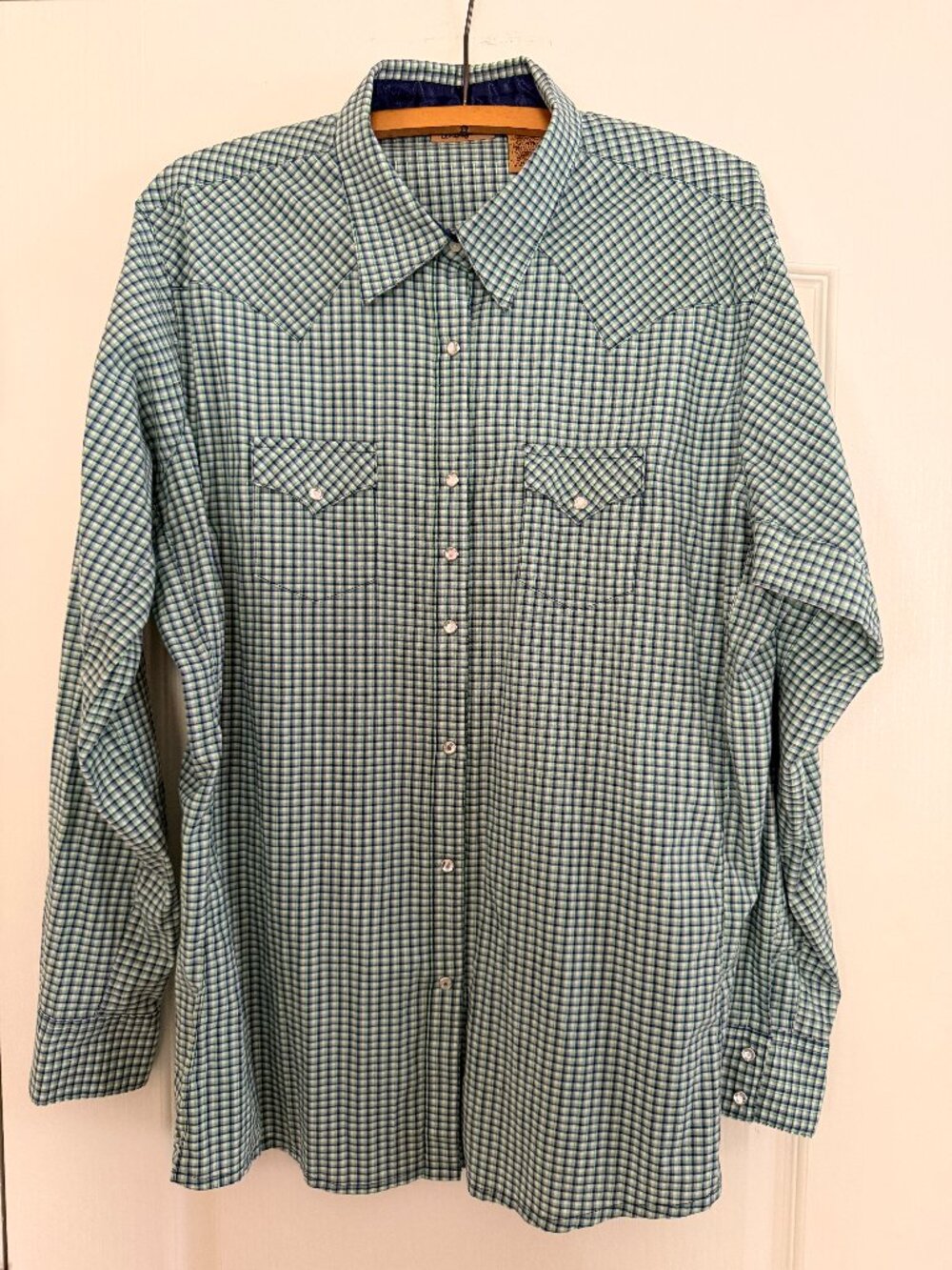 Wrangler Long Sleeve Western Wear Shirt  - Size XXL
